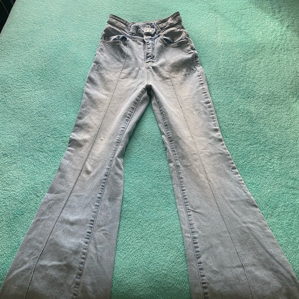 Forever 21 flared high rise jeans